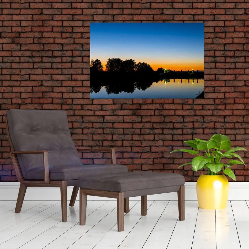 Tablou cu apus de soare (90x60 cm)