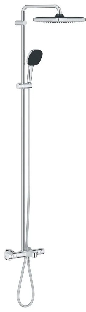 Grohe Vitalio Comfort set cada si dus perete cu termostat da StarLight Chrome 26984001