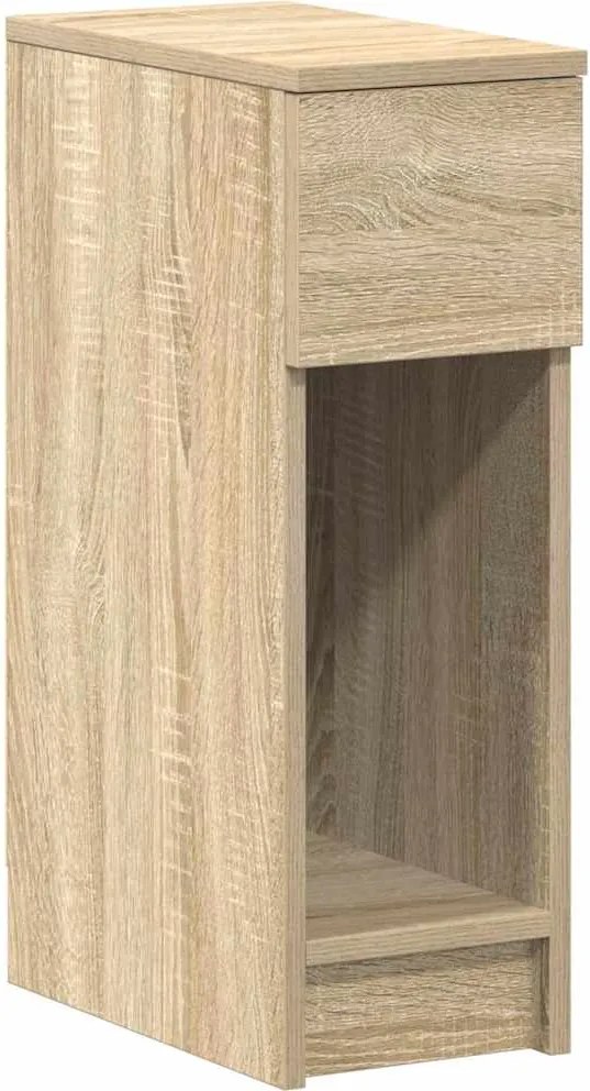 vidaXL Noptiera cu sertar Stejar Sonoma 20x36x60 cm