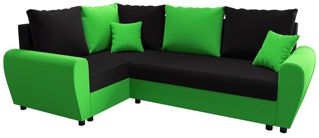 Colțar Fleur Plus (Verde + Negru) (S). 1057098