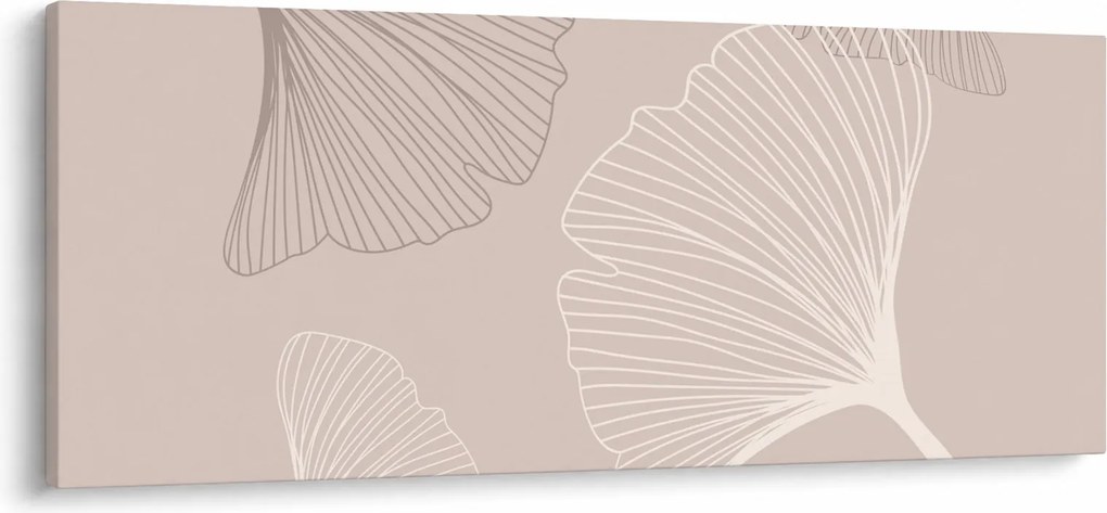 Tablou - Frunze bej N⁰6 (120x50 cm)