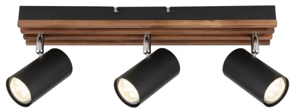 Spot Globo 57909-3 KAYDEN 3xGU10/25W/230V negru