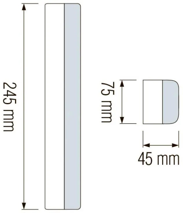 Lampa Exit LED 13W Horoz, 26 leduri, IP20, autocolant inclus