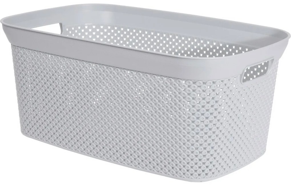 Coș de rufe curate Excelent alb, 35 l