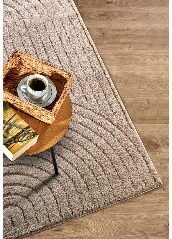 Covor maro deschis 160x235 cm Panglao New York Taupe – Elle Decoration