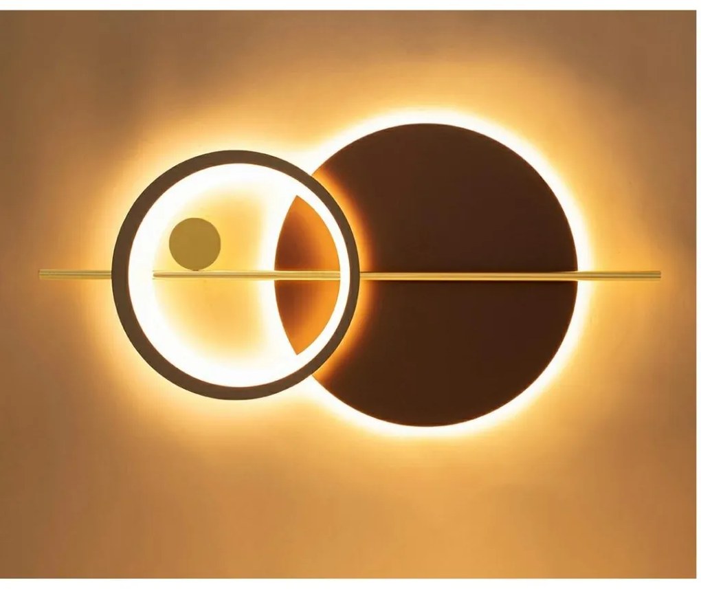 Aplica de perete LED, Ambientala, Design Geormetric, MOON