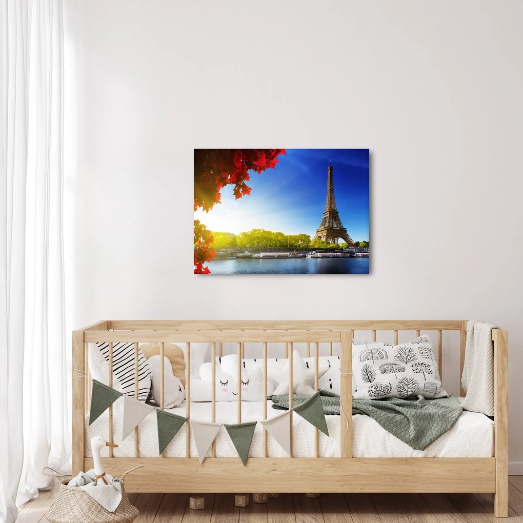 Tablou - toamna la Paris (70x50 cm)