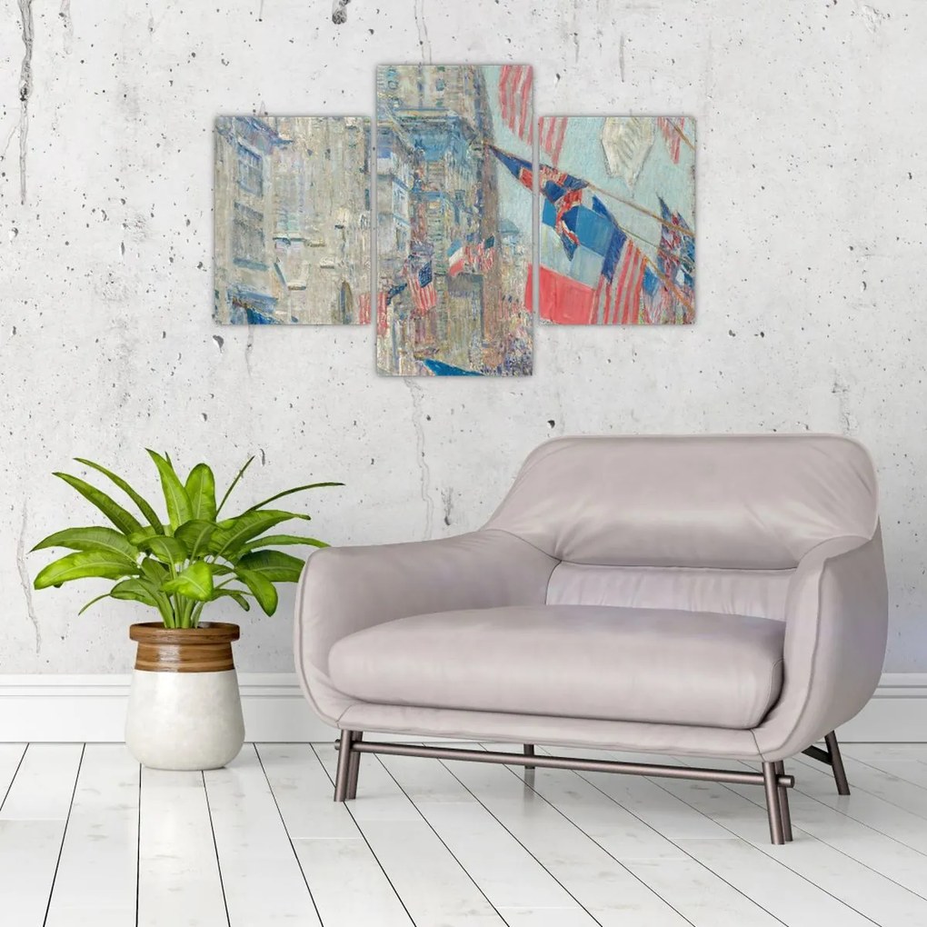 Tablou - Childe Hassam, Allies day, reproducere (90x60 cm)