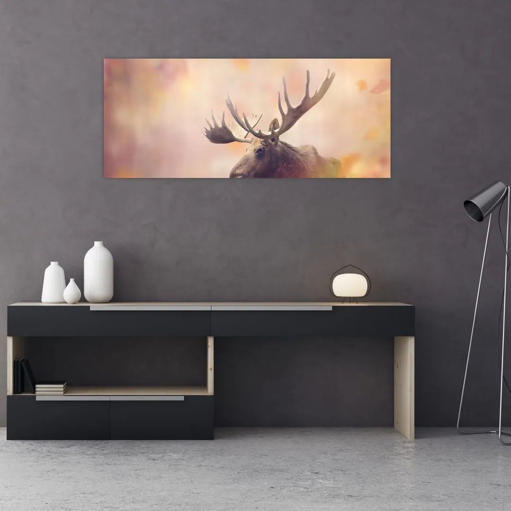 Tablou - Pădure în frunze de toamnă (120x50 cm)