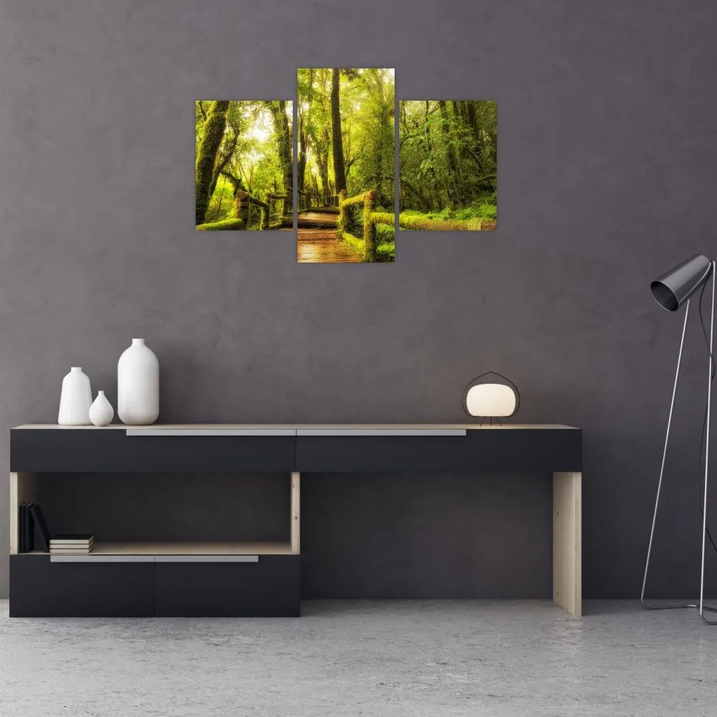 Tablou junglei cu mușchi (90x60 cm)