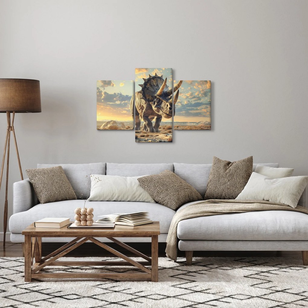 Tablou - Triceratops (90x60 cm)
