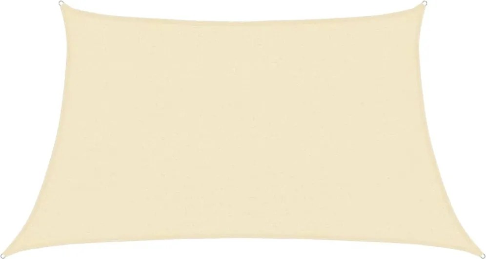 vidaXL Pânză parasolar, crem, 3/4x2 m, HDPE, 160 g/m²