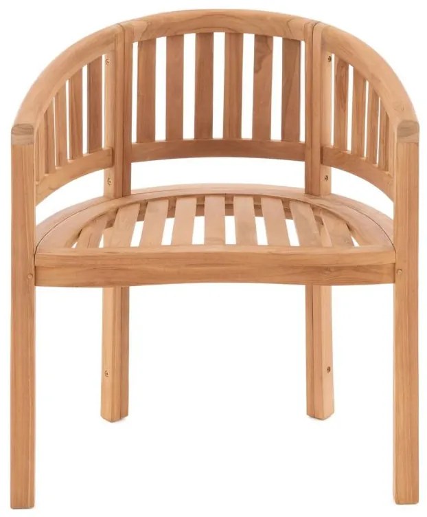 Scaun de grădină DIVERO - tec tratat