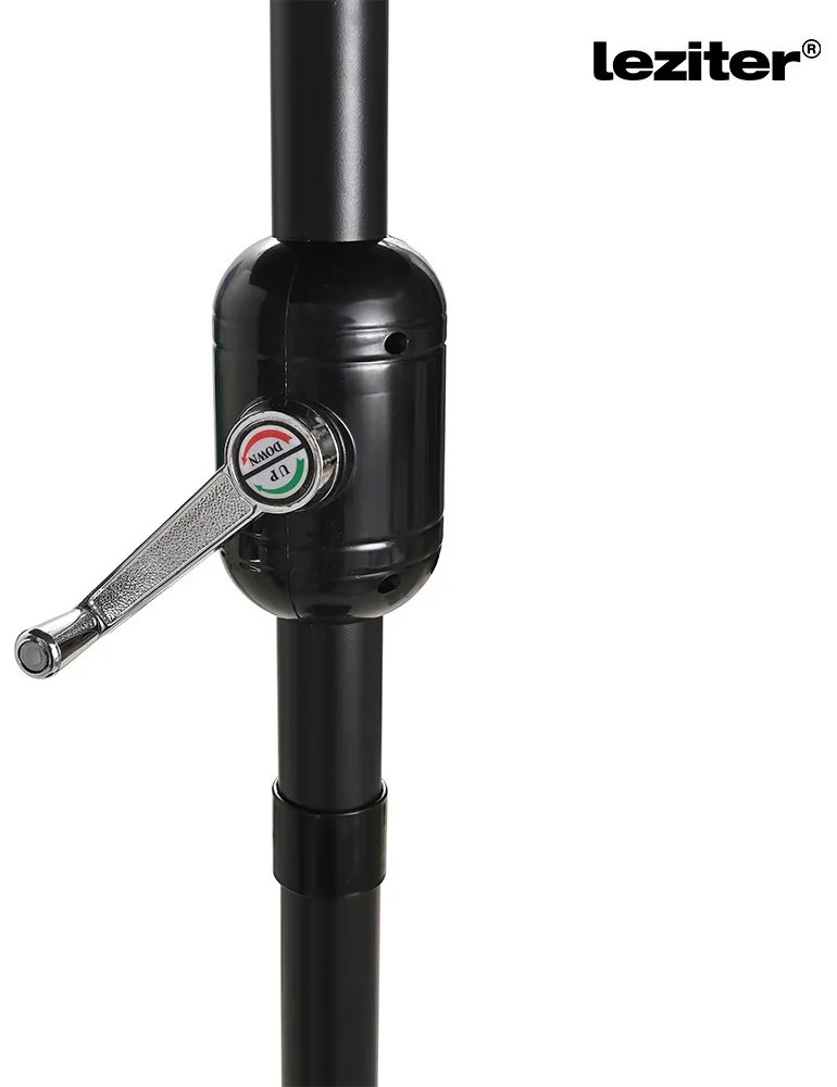 Parasol de grădină Gina gri 300 cm