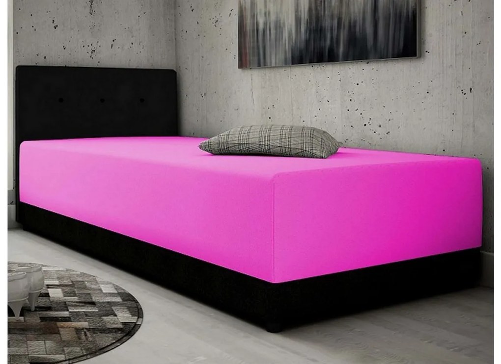 Supermobel Canapea KOLO, 200x80x40, dubai/negru