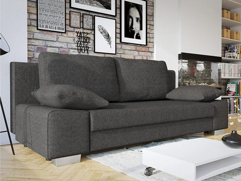 Canapea extensibilă Comfivo 146Cutie de pat, 77x200x87cm, 64 kg, Picioare: Plastic