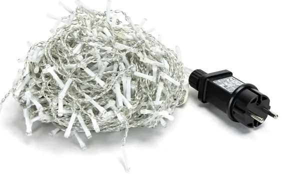 Aigostar - Ghirlandă LED decorativă pentru exterior, 75 LED, 6 W, 230 V, 15 x 0,6 m, IP44, alb rece