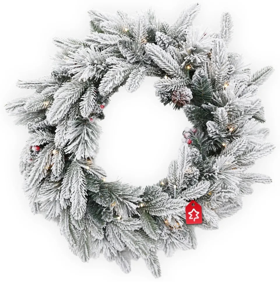 Coronita de Craciun Inzapezita 50 LED 60 cm