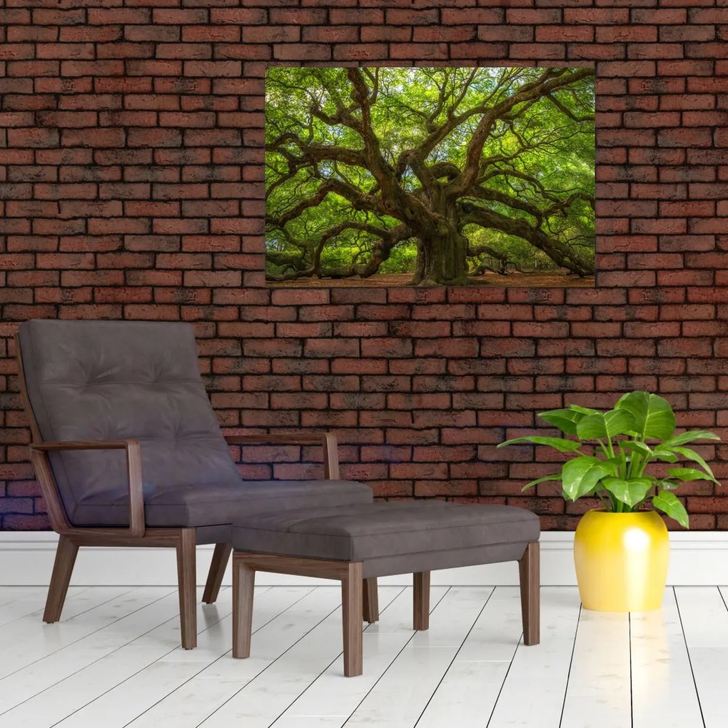 Tablou - Copac verde (90x60 cm)