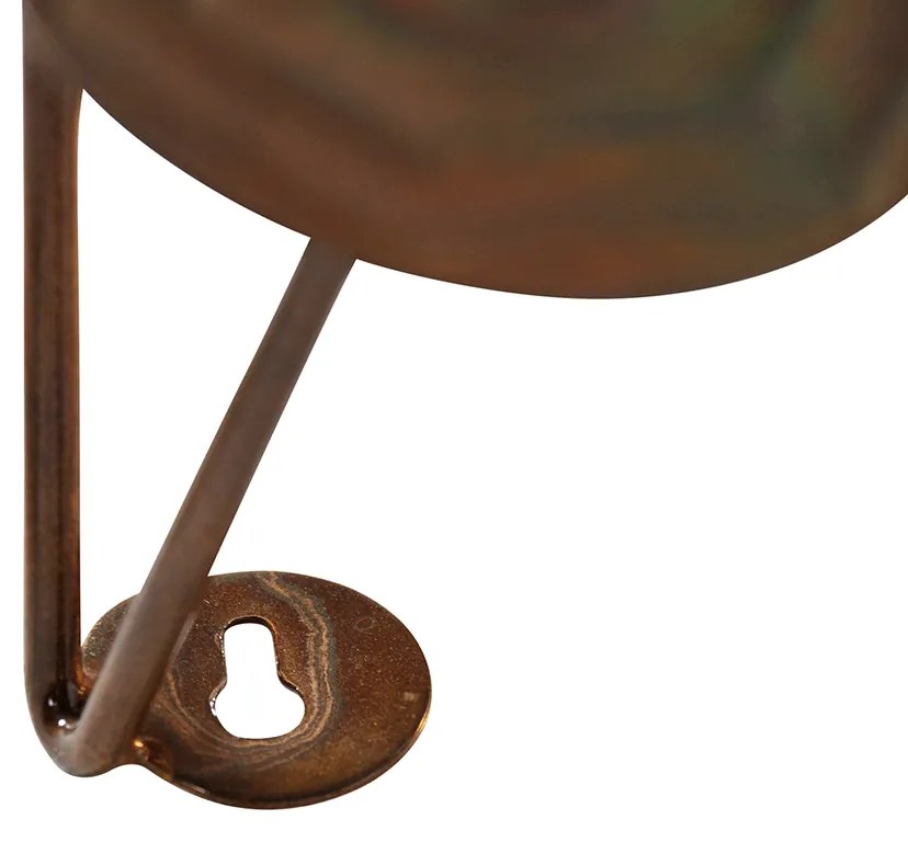 Aplică de perete Art Deco cupru 77 cm - Circles