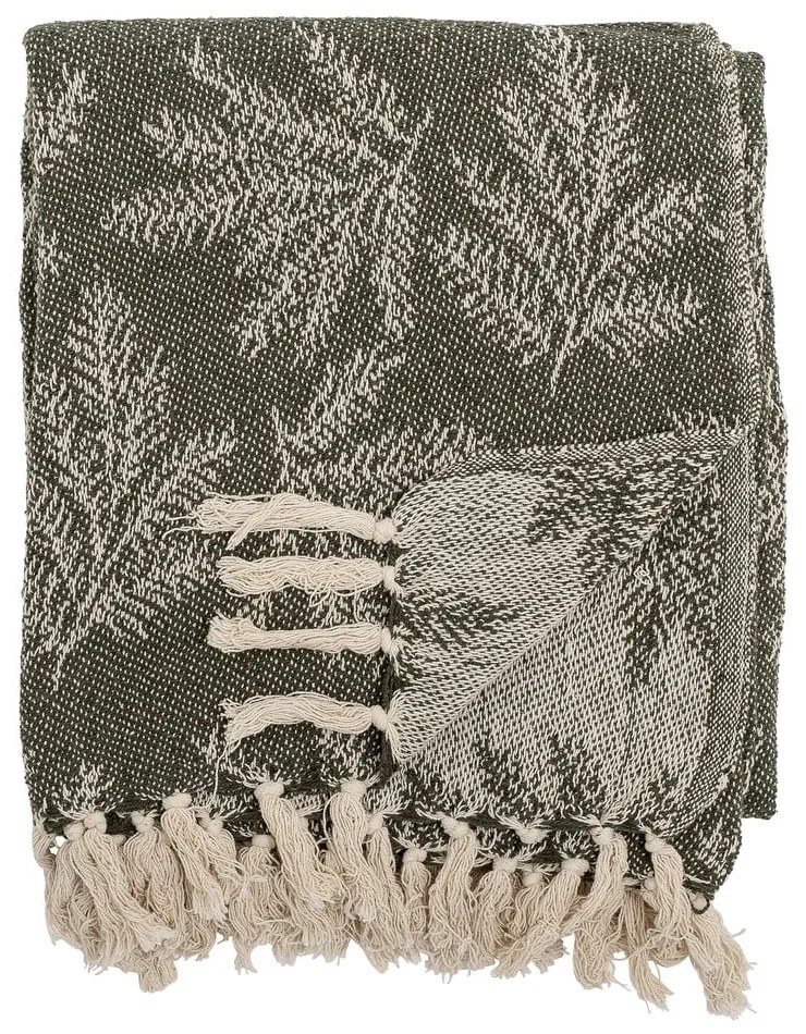 Pătură kaki 130x160 cm Gabriela – Bloomingville