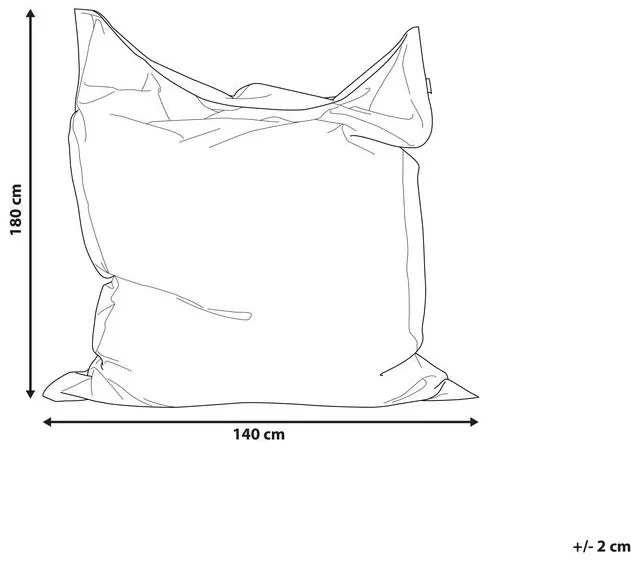 Sac de șezut 180x140cm Xl (gri deschis). 1009289