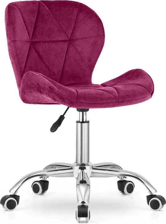 Promotie Scaun de birou visiniu AVOLA VELVET Calitatea II
