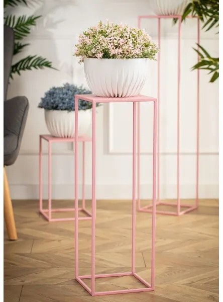 Suport de flori 70x24 cm roz