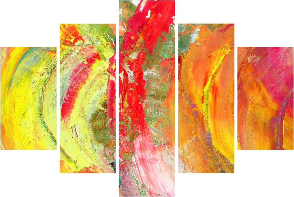 Tablou cu abstracție- pictura (150x105 cm)