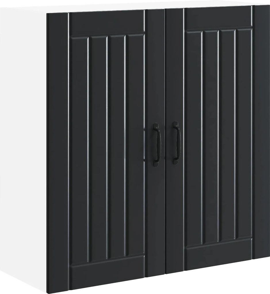 vidaXL Dulap de bucătărie Negru 80 x 31 x 80 cm Lemn compozit