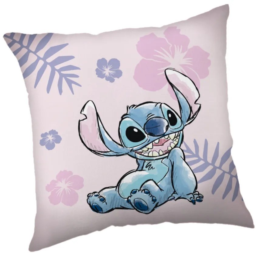 Disney Lilo și Stitch Husă perne roz 40x40 cm Catifea
