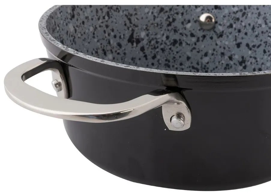 Lamart LT1253 caserolă cu capac Granit, diametru20 cm