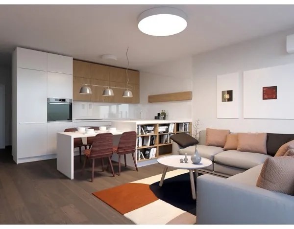 LED2 - Lampă plafon MONO LED dimabilă 60W 230V 3000K/4000K albă