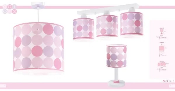 Lustră pentru copii Dalber 62002S COLORS 1xE27/60W/230V