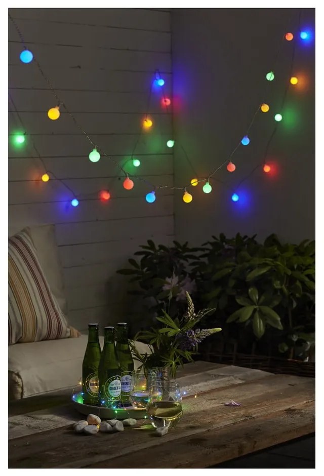 Șirag luminos Star Trading Partylights Berry Multi, lungime 7,35 m