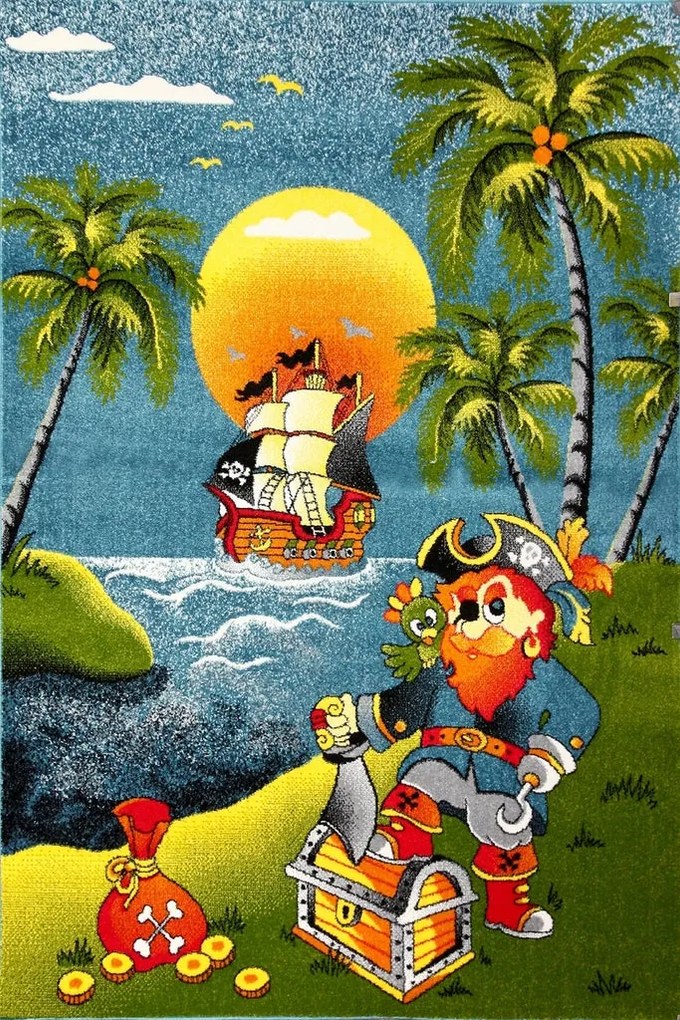 Covor Pentru Copii Kolibri Pirate 11059