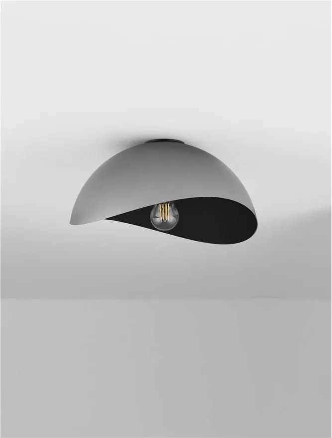 Lustra aplicata design decorativ OPSI negru D-30cm
