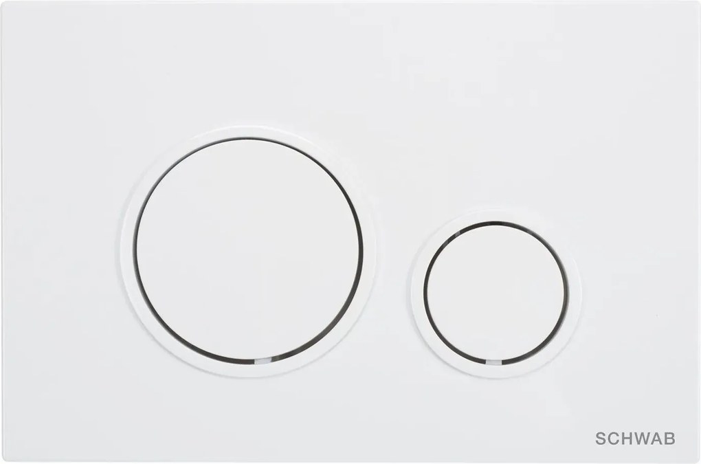 Clapeta de actionare 247x165x14 mm, alba , Schwab Vela