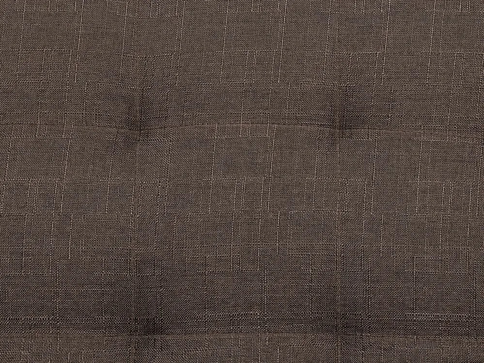 Canapea 3 locuri ABERLADY (textil) (maro închis). 1019384