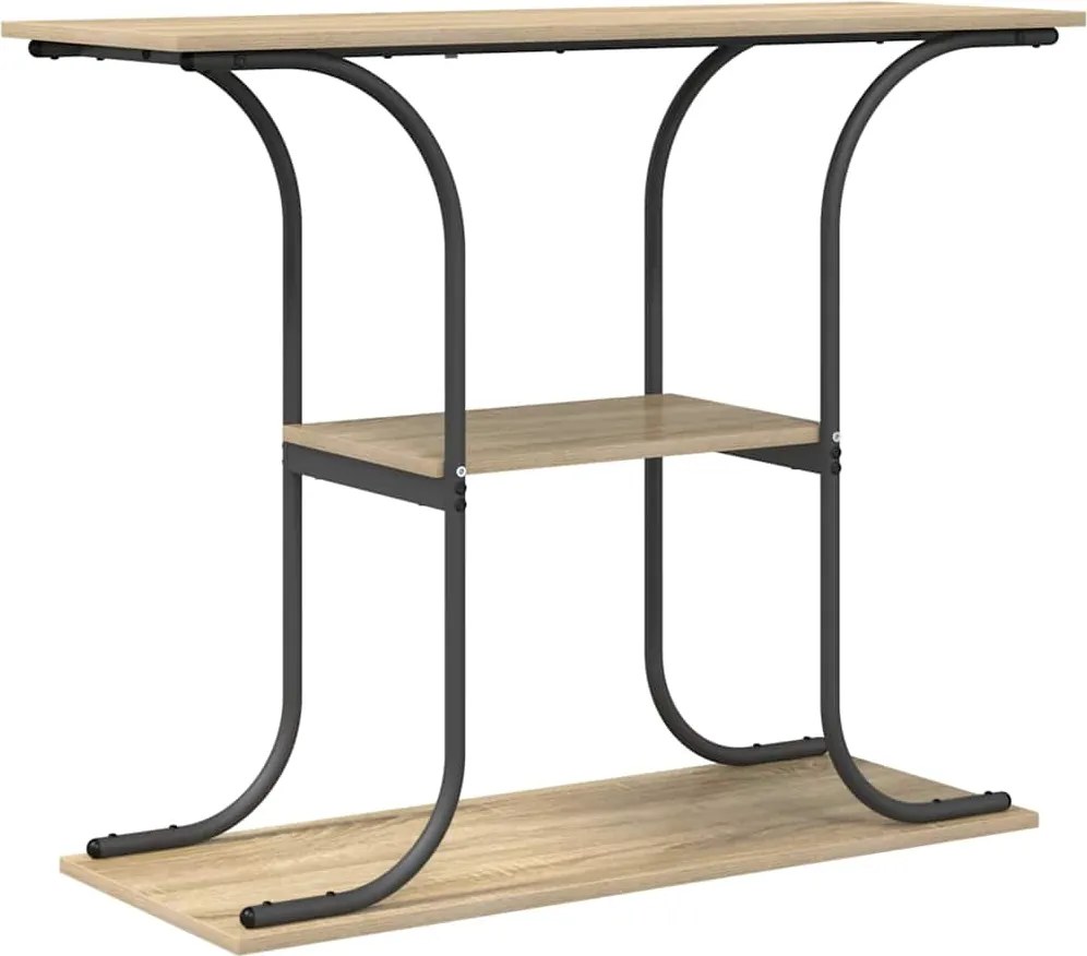 vidaXL Masă de consolă Stejar Sonoma 101 x 35 x 80,5 cm Lemn compozit