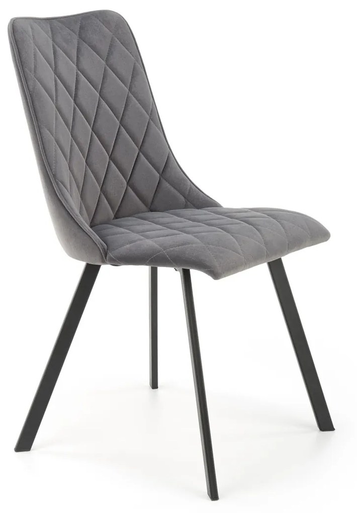 Scaun K450 velvet gri
