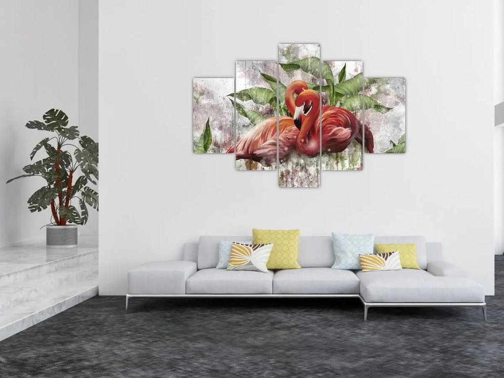 Tablou - Flamingo (150x105 cm)