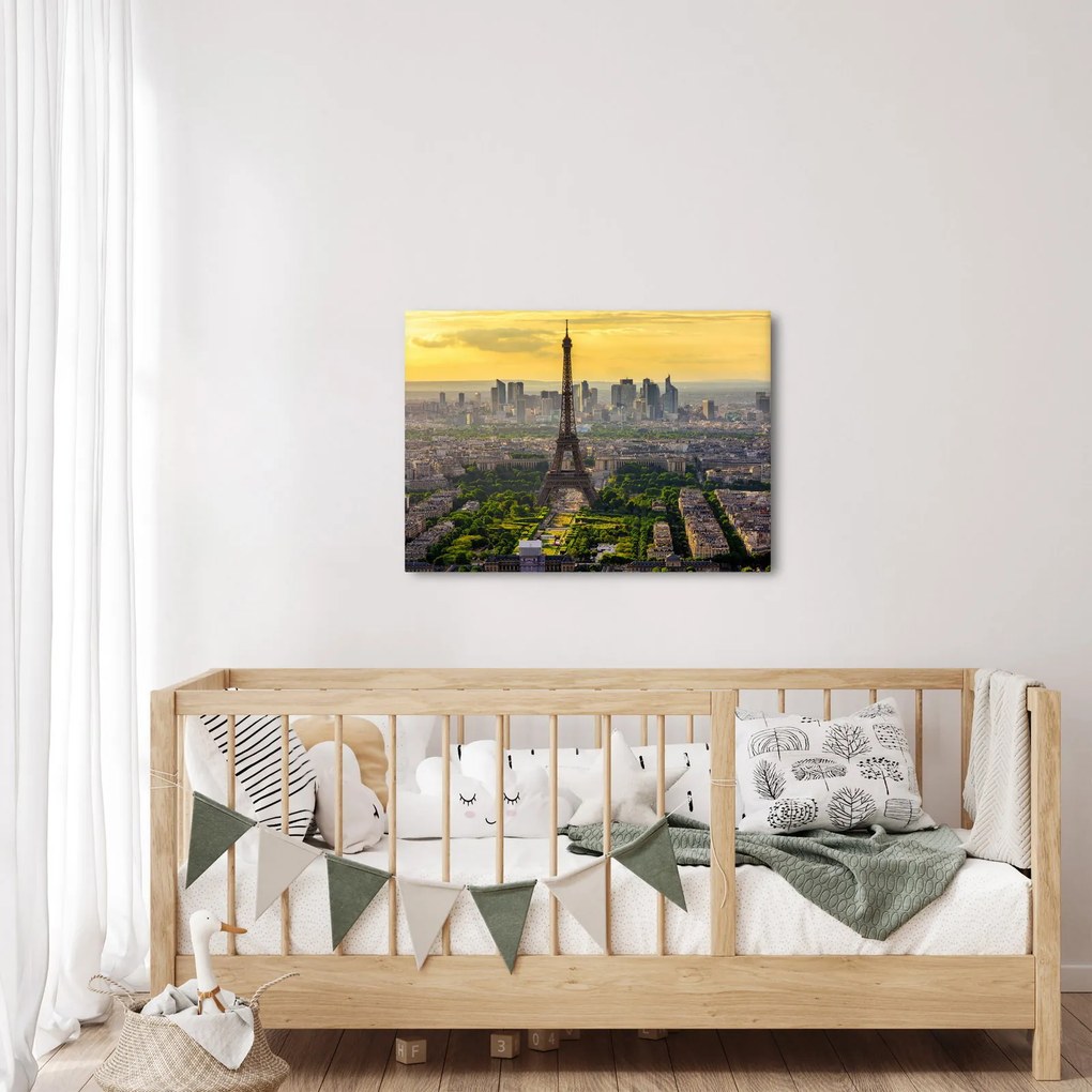 Tablou - Panorama Parisului (70x50 cm)