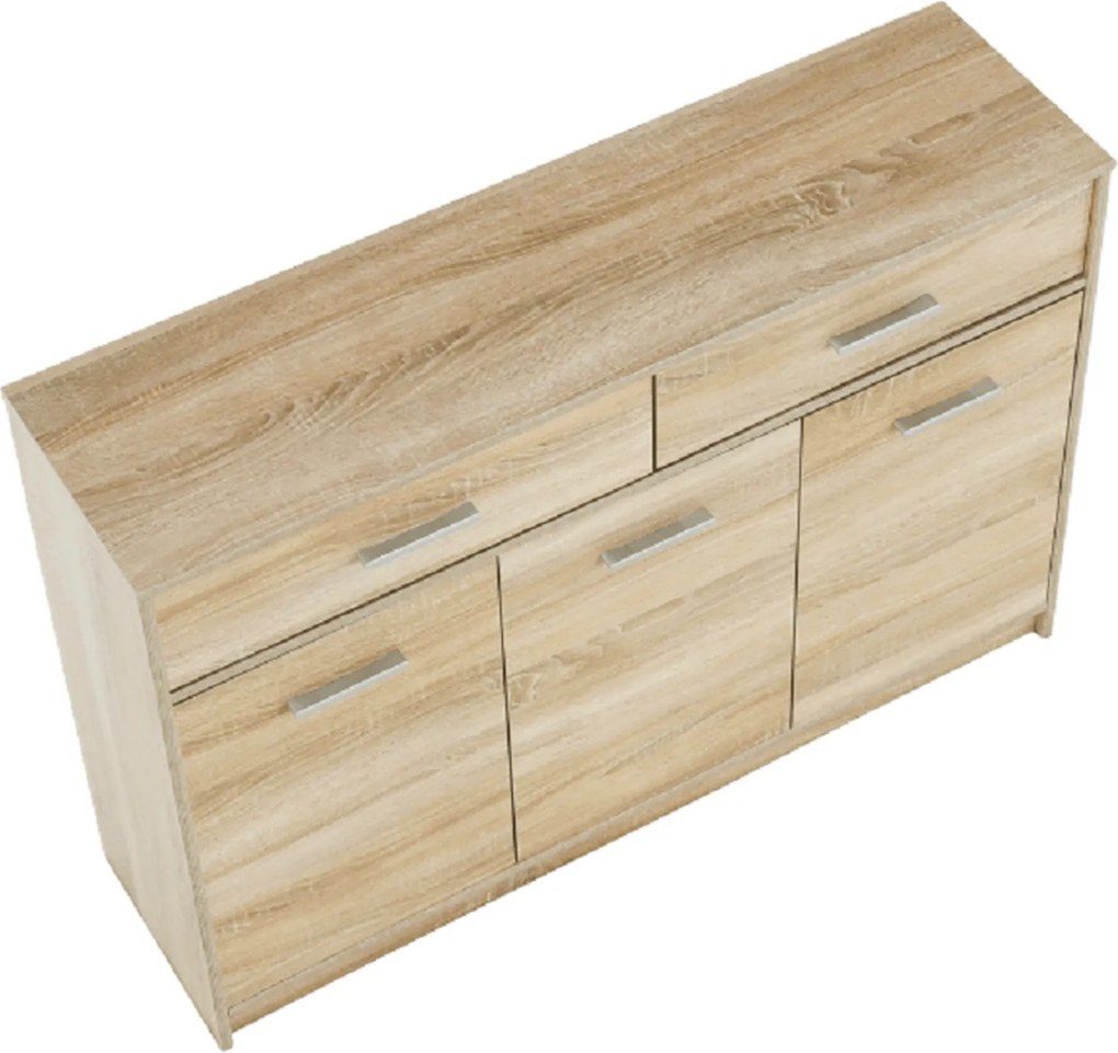 comoda 3D2S, stejar sonoma, TEYO