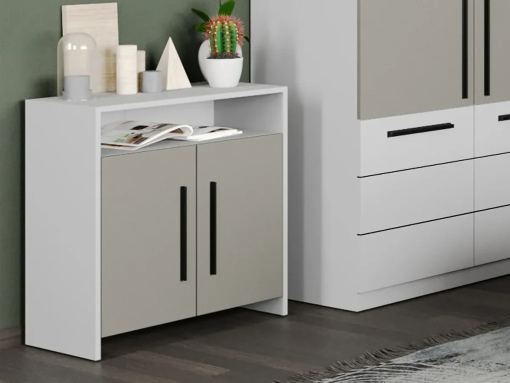 Set Mobila Dormitor Casmir / Alb Soares C22