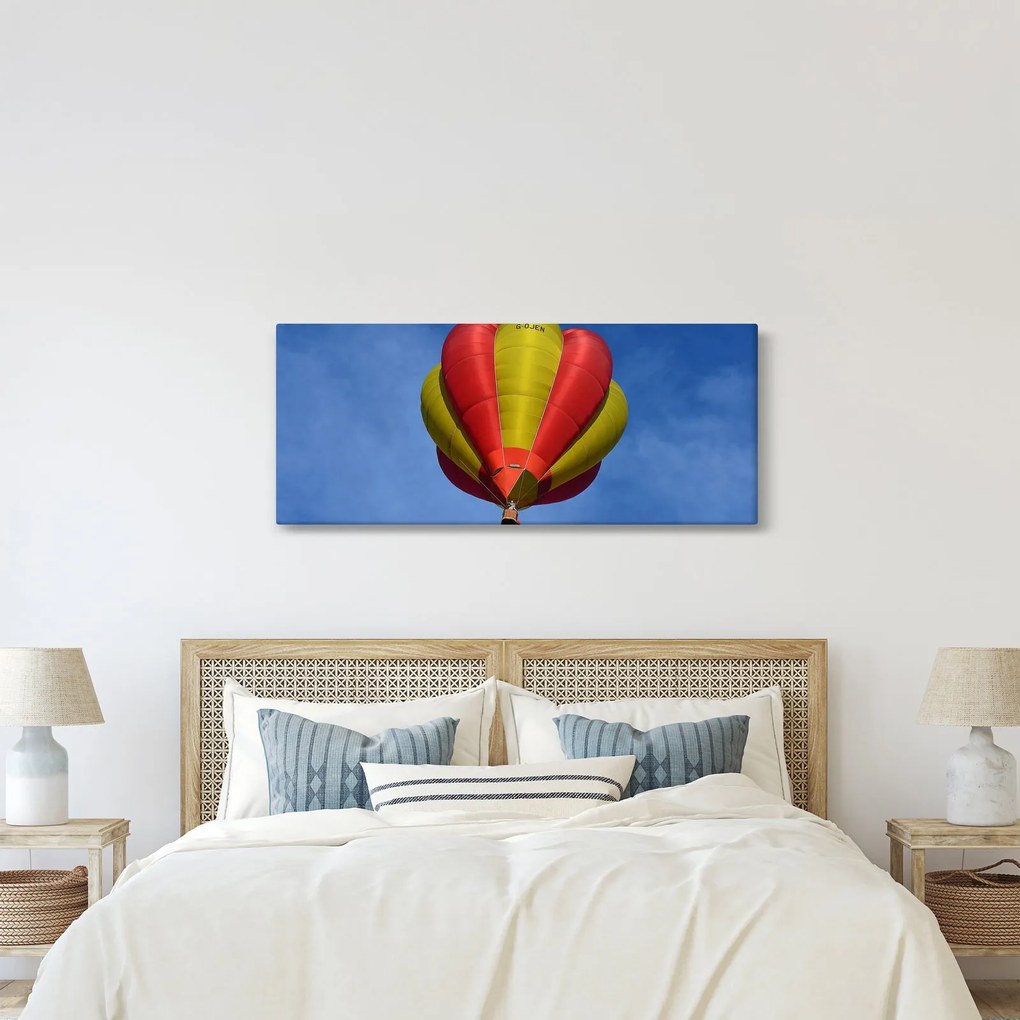 Tablou cu balon zburând (120x50 cm)
