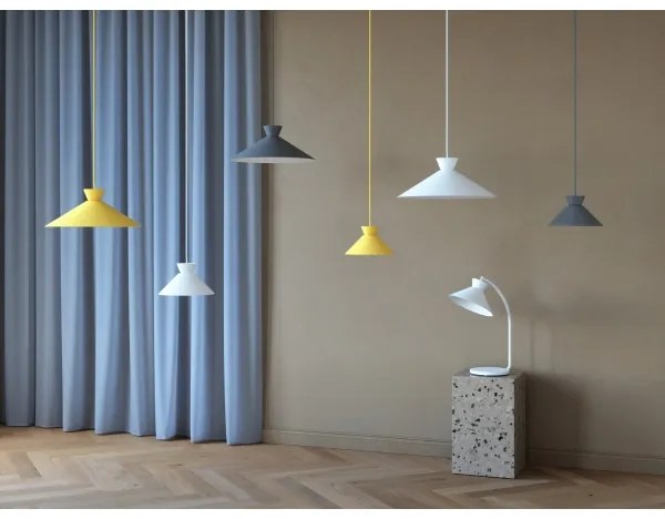 Lustră pe cablu Nordlux DIAL 1xE27/40W/230V d. 45 cm alb