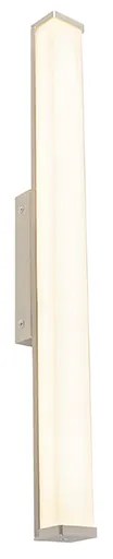 Lampa de perete moderna pentru baie din otel 62 cm IP44 - Cascada