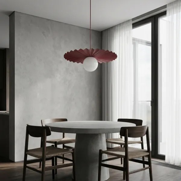 Lustră pe cablu UMBRA, 1xG9/8W/230V, roșie