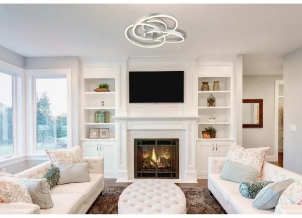 Plafonieră LED dimabilă Globo 67163-56 HERWIG LED/56W/230V + telecomandă